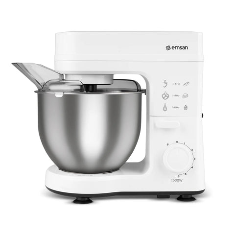 Robot pâtissier Karaca Maestrochef Stella – Blanc, 1500 W, 5 L