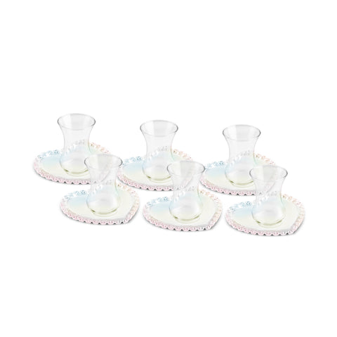 Karaca Rory Service à Thé 12 Pièces Pour 6 personnes 14 cm