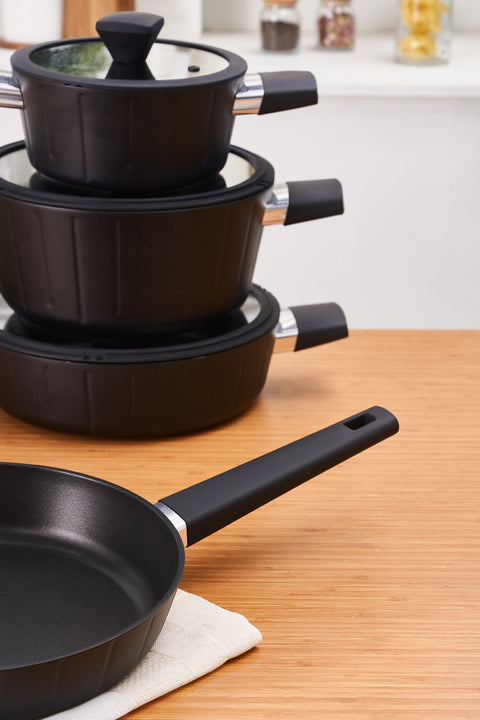 Set de Casseroles 7 Pièces Karaca Biodiamond à Fond Induction