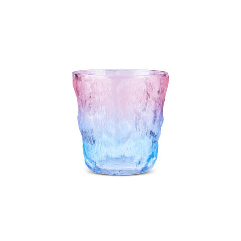 Karaca Glacier Verre Tumbler, 287 ml, Bleu - Rose