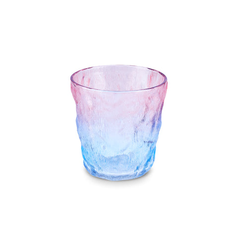 Karaca Glacier Verre Tumbler, 287 ml, Bleu - Rose