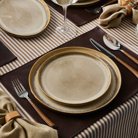 Karaca Earthy Reactive Service de Table 52 Pièces pour 12 Personnes