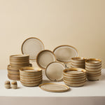 Karaca Earthy Reactive Service de Table 52 Pièces pour 12 Personnes