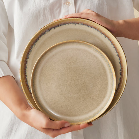 Karaca Earthy Reactive Service de Table 52 Pièces pour 12 Personnes