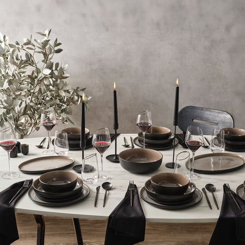 Ensemble de vaisselle Karaca Earth Collection Mercure 59 pièces pour 12 personnes