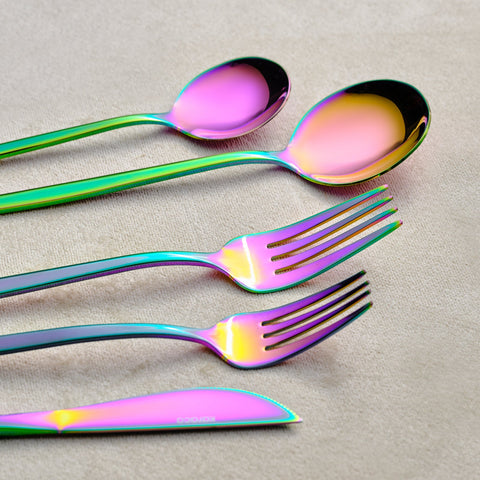 Set De Couverts Karaca Orion Rainbow Pour 12 Personnes, 60 Pièces