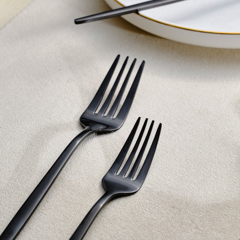 Karaca Orion Shiny Black de 30 Pièces Pour 6 Personnes