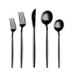 Karaca Orion Shiny Black de 30 Pièces Pour 6 Personnes