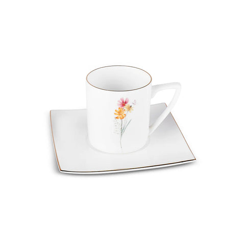 Karaca Valencia Set de tasses à thé pour 6 personnes, 190 ml