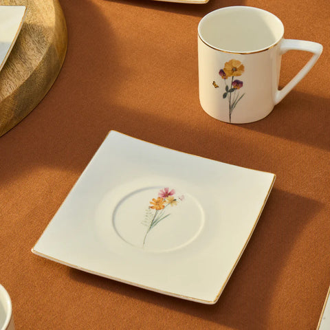 Set Di 6 Tazze Da Tè Karaca Valencia - 190 Ml, Design Elegante - Foto 7