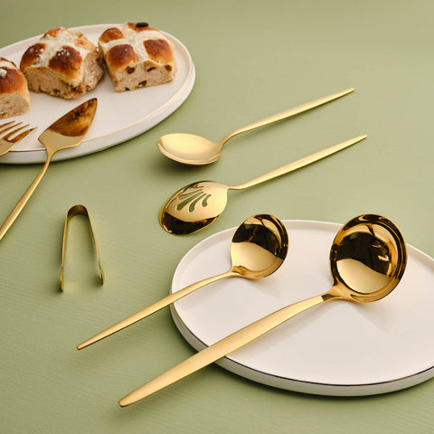 Service Set Karaca Orion Shiny Gold 7 Pièces