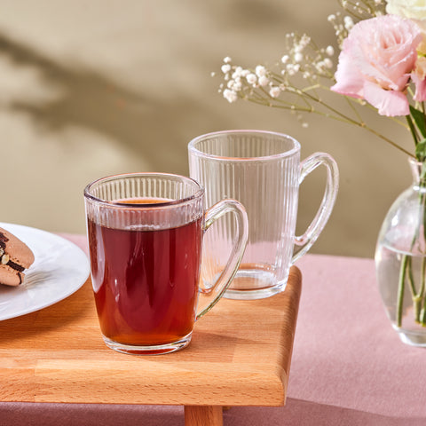 Karaca Edna Service de Tasses à Thé 6 Pièces