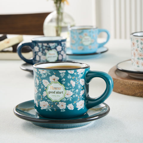 Karaca Monet Set de tasses à expresso pour 4 personnes 60 ml, 8 pièces