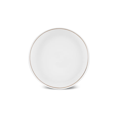 Karaca Stream Bone China Hole Gold Service de Table 24 Pièces pour 6 Personnes, Multicolore
