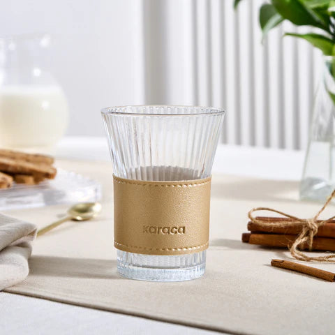 Karaca Leder Cool Touch Latte Verre 210 ml Doré