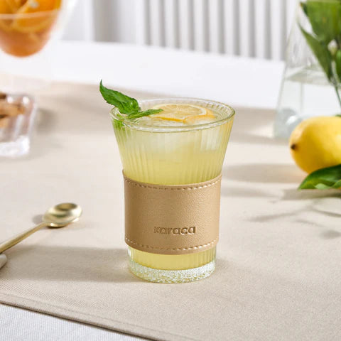 Karaca Leder Cool Touch Latte Verre 210 ml Doré