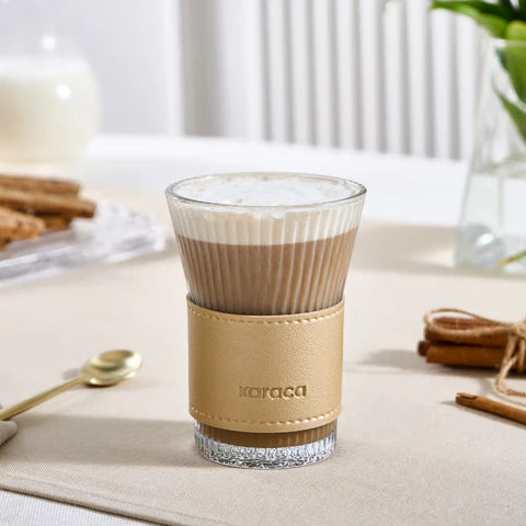 Karaca Leder Cool Touch Latte Verre 210 ml Doré