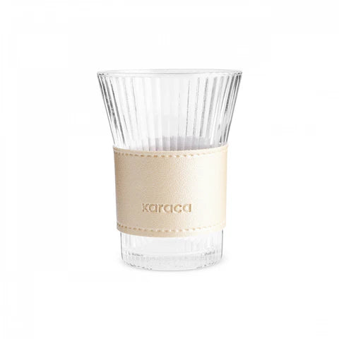 Karaca Leder Cool Touch Latte Verre 210 ml Doré