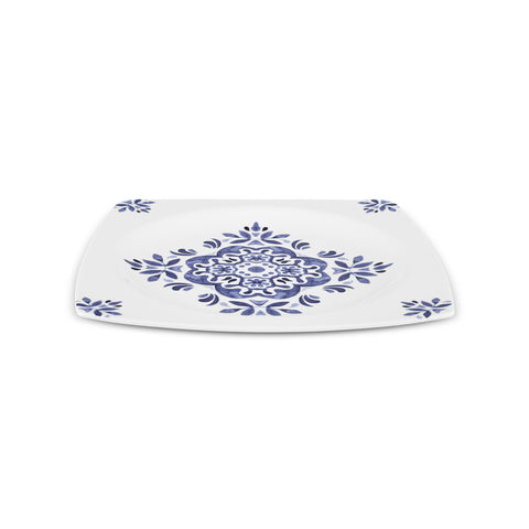 Karaca Square Bone Miranda Service de Table 24 Pièces pour 6 Personnes