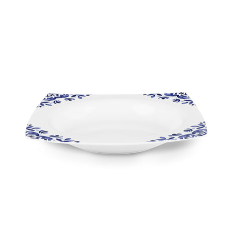 Karaca Square Bone Miranda Service de Table 24 Pièces pour 6 Personnes