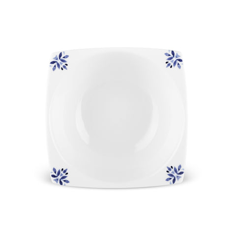 Karaca Square Bone Miranda Service de Table 24 Pièces pour 6 Personnes