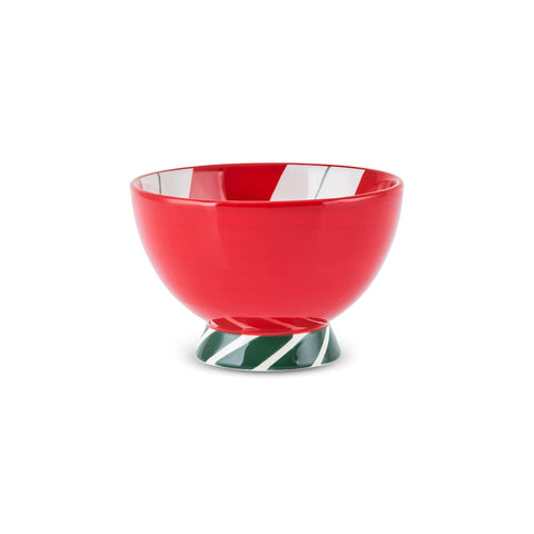 Karaca Bol en Forme de Ruban de Noël, 15cm, Rouge