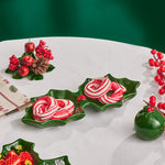 Karaca New Year Kokina 18 cm Assiette à goûter 2 pièces