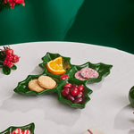 Karaca New Year Kokina Assiette à Snacks 4 pièces, 18 cm