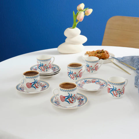 Set de Tasses à Café Karaca Hatay Pour 6 Personnes, 80 ml