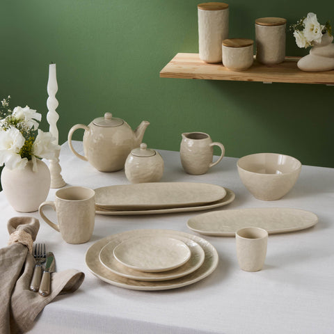 Karaca Nebula, Plat de Service, 33cm, Beige