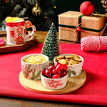 Karaca New Year Snack en Bambou Kokina Set de 3 Bols