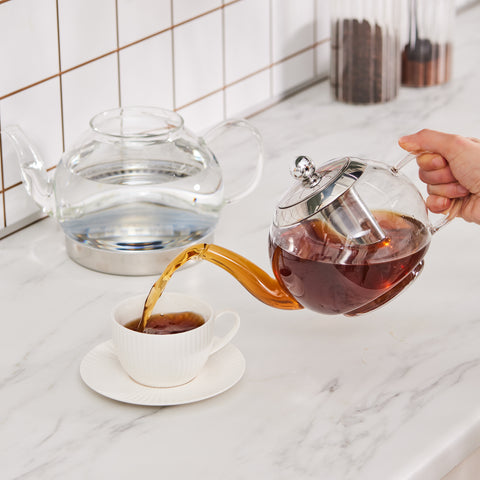 Karaca Théière en verre Pandora