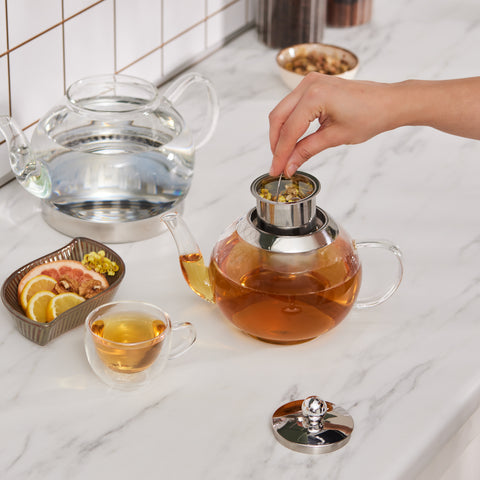 Karaca Théière en verre Pandora