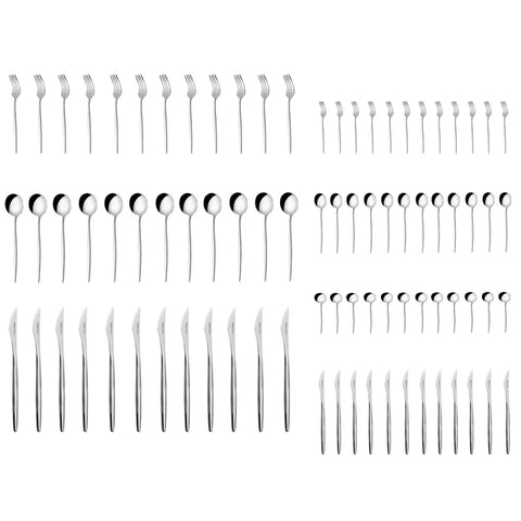 Set de couverts Karaca New Porto 12 personnes 84 pièces