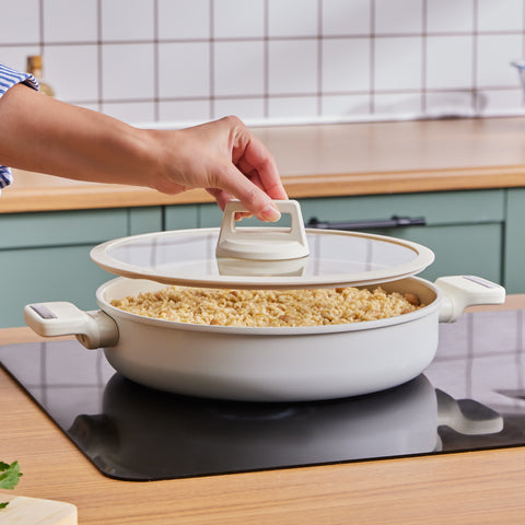 Karaca Swiss Crystal Ceramica Valenti - Batterie de cuisine 7 pièces