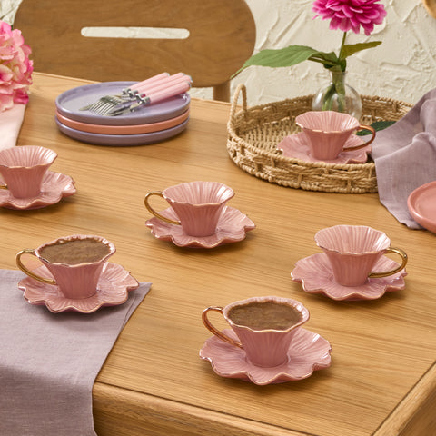 Karaca Bliss, Service de Tasses à Café pour 6 personnes, 90ML