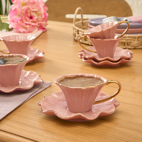 Karaca Bliss, Service de Tasses à Café pour 6 personnes, 90ML