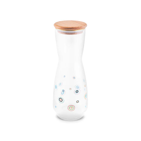Karaca Ensemble de 5 Verres en Verre avec Figurine de L'œil Turc