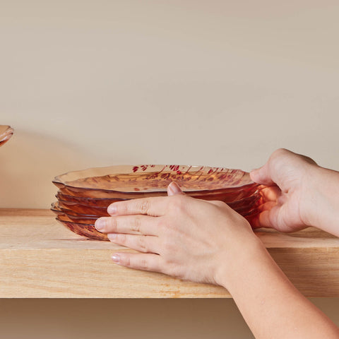 Karaca Lavande Rouge set de gâteau 7 pièces