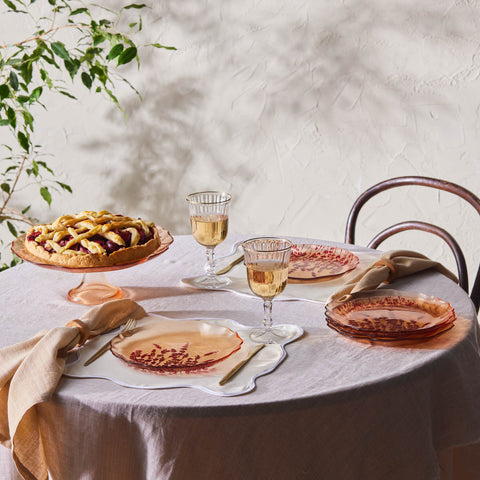Karaca Lavande Rouge set de gâteau 7 pièces