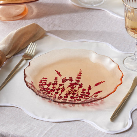 Karaca Lavande Rouge set de gâteau 7 pièces