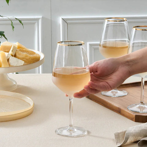 Karaca Ensemble de 3 Verres à Vin de 490 ml Jasmine