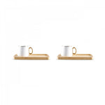 Karaca Ada Bamboo Tasse À Café Pour 2 Personnes, 90 Ml