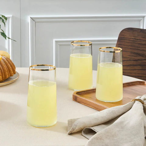Karaca Ensemble de 3 Verres à Boisson de 520 ml Jasmine