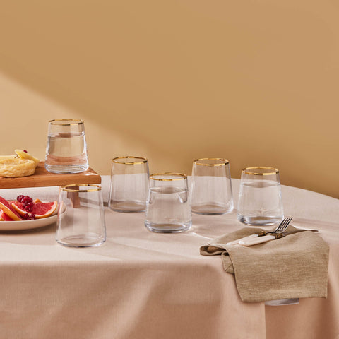 Karaca Orlando 420 Ml Set De 6 Verres À Eau