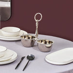 Karaca Home Majesty Set de 2 Coupelles à Snacks