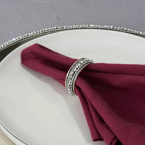 Karaca Home Majesty Anneau de Serviette 4 Pièces