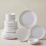 Karaca Streamline New Saturn Service De Table Blanc 24 Pièces, 6 Personnes