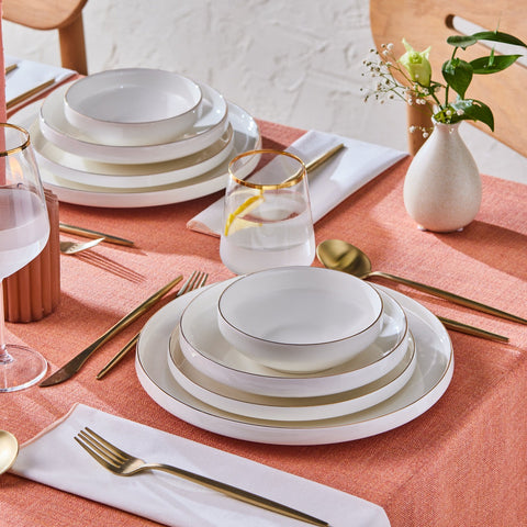 Service vaisselle en porcelaine, 18 pièces à seulement 14,90 chez E Service vaisselle en porcelaine, 18 pièces à seulement 14,90 chez E