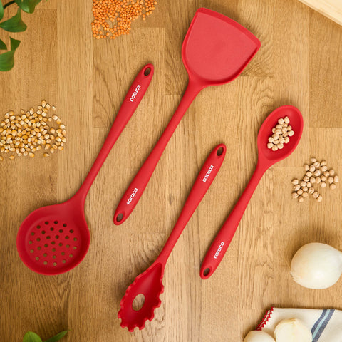 Karaca Sakura Set de service 4 pièces Rouge
